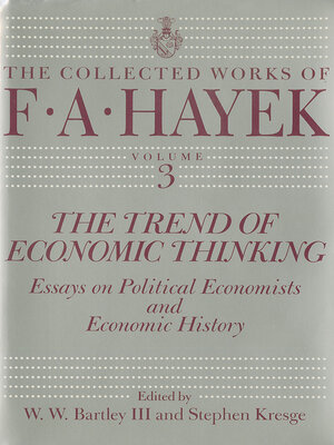 cover image of The Trend of Economic Thinking